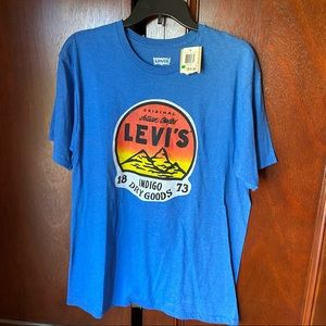 3/$20 NWT BLUE LEVIS TEE SHIRT GRAPHIC TEE